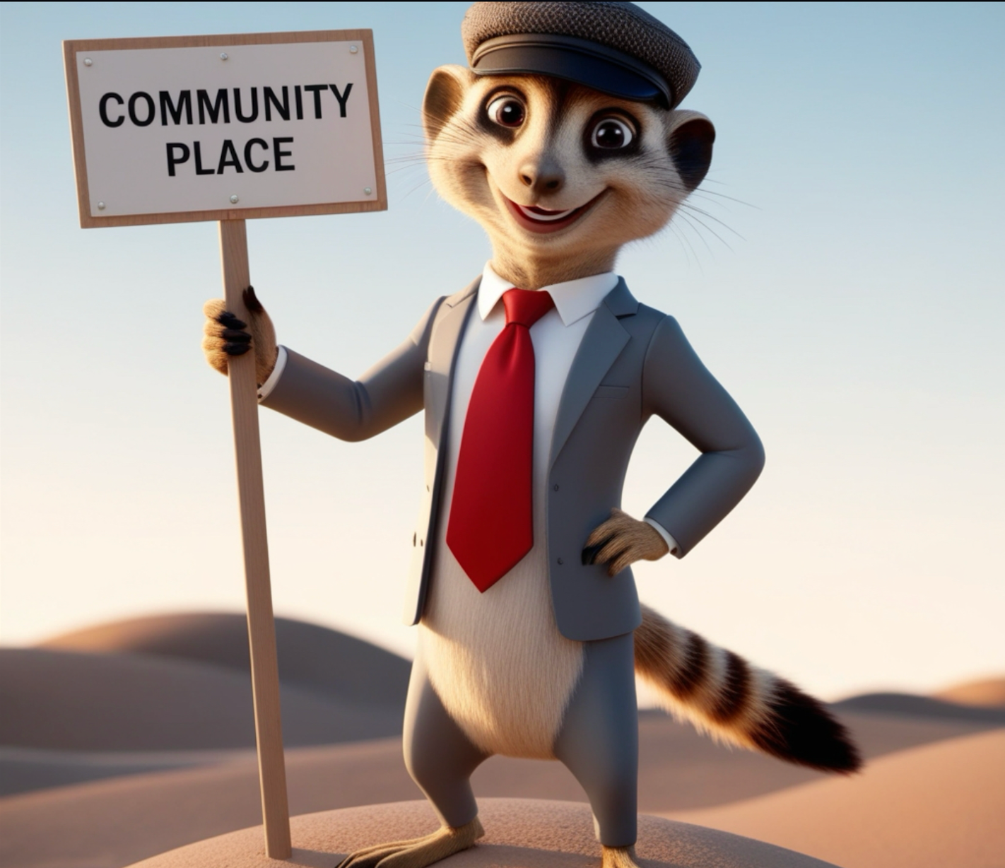 Marvin the Meerkat welcoming you